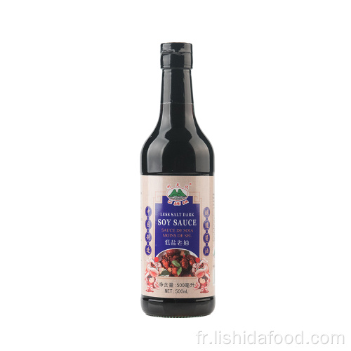 500 ml de sauce de soja noire sans sel